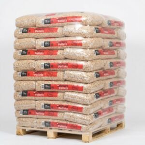 Palette di Pellet Salzburg – Certificato ENplus A1 e DIN Plus – 65 Sacchi da 15 kg